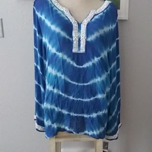 Clearance ✳️✳️✳️INC Beautiful Tie Dye Blouse